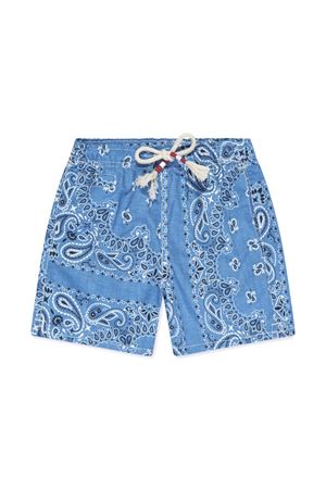 blue polyester swimsuit SAINT BARTH KIDS | CAP000302461F